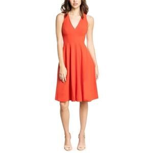NWT DRESS THE POPULATION Catalina Fit & Flare Cocktail Dress in Poppy Size Small